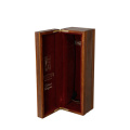 DS Customized Vintage Gift Single Bottle Wooden Wine Box